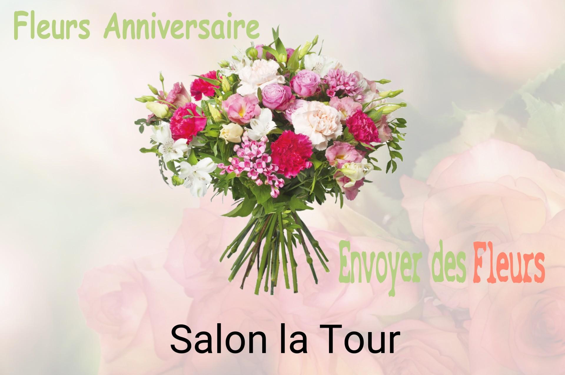 Bouquet de fleurs d’anniversaire livré à Salon-la-Tour