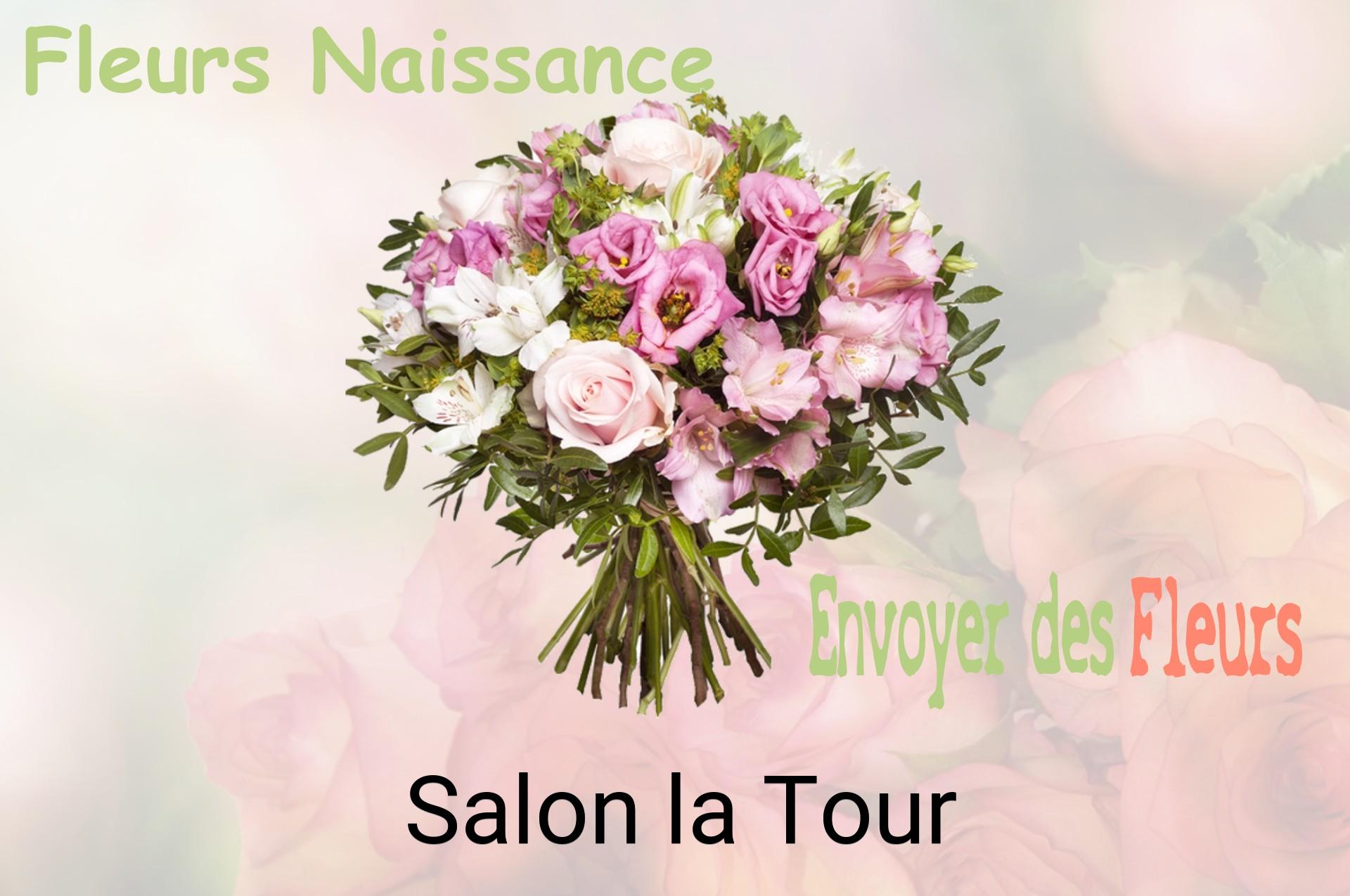 Bouquet de fleurs de naissance livré à Salon-la-Tour